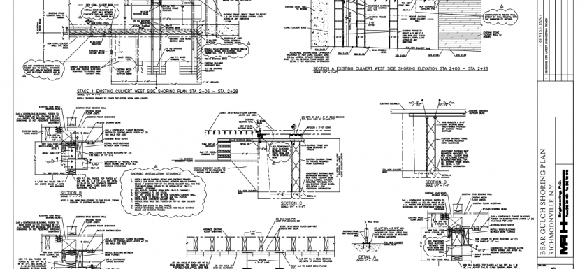 Shoring System Design for a Storm Drainage Culvert