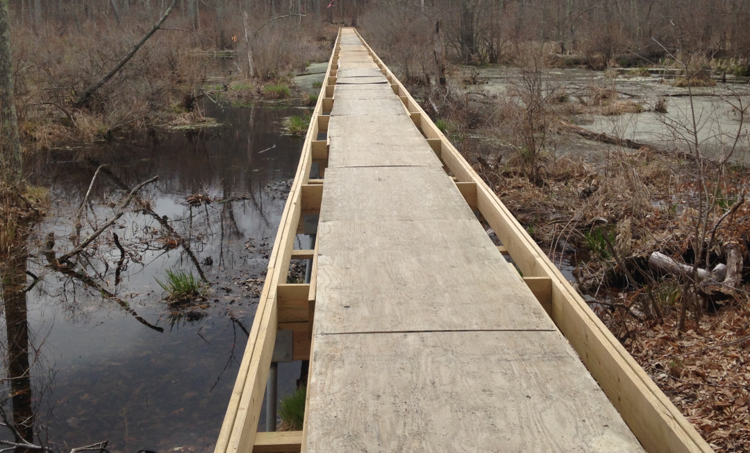 Boardwalk Design with Techno Metal Posts